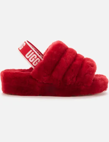 ugg slides women red