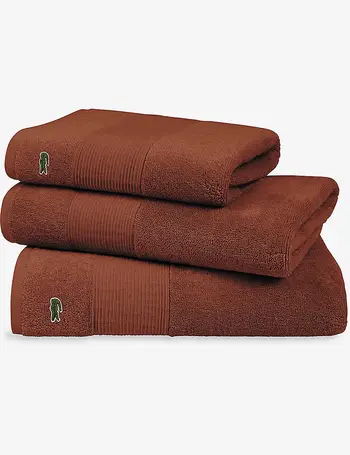 LACOSTE - Friendly organic-cotton bath sheet 100cm x 150cm