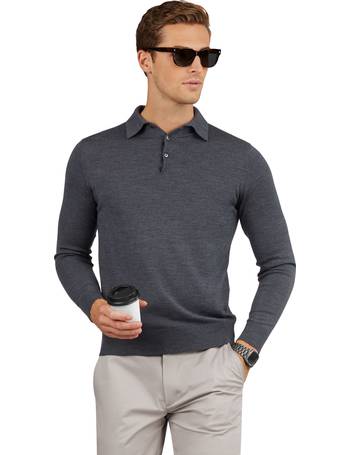 tm lewin long sleeve polo