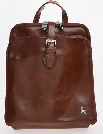 brown leather backpack tk maxx