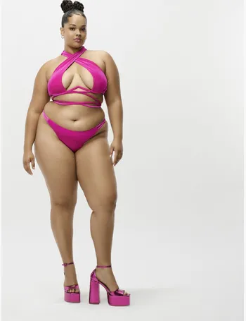 adidas Crisscross Bikini Bottoms - Pink