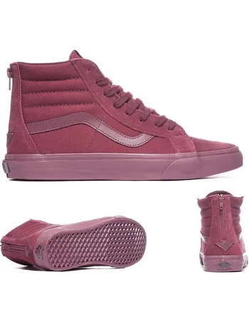 burgundy vans footasylum