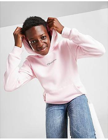 Champion pink hotsell hoodie junior