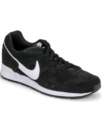 men's nike black suede trainers