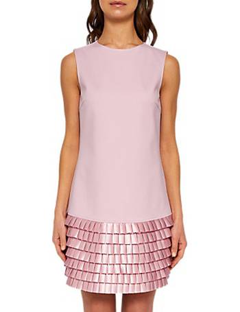 ted baker pink shift dress