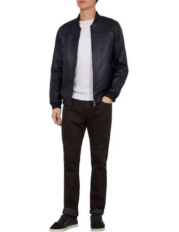 ted baker cubz leather bomber jacket