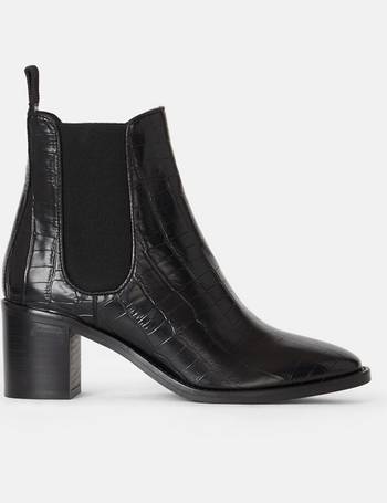 Shop Minelli Women s Leather Ankle Boots up to 50 Off DealDoodle