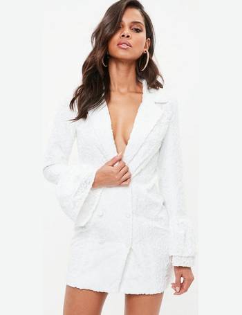 Missguided white blazer clearance dress