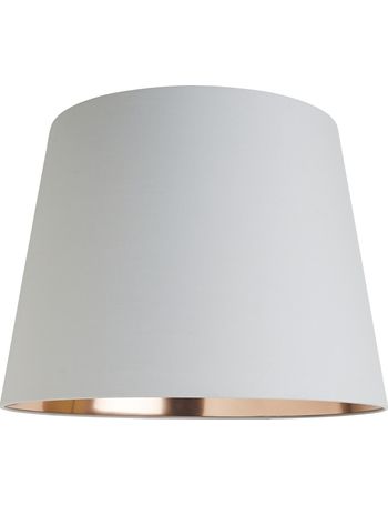 habitat grey lampshade