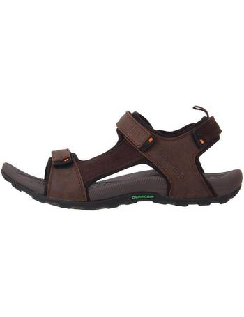 karrimor mens auckland closed toe leather sandals brown