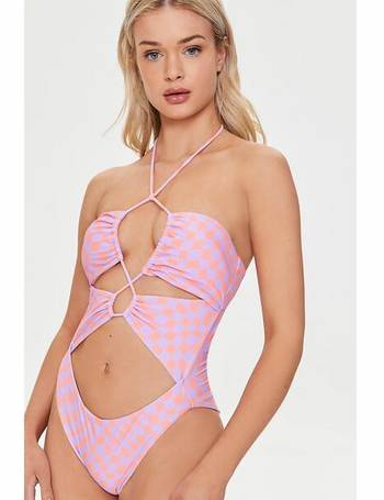 Forever 21 Ladder Cutout One-Piece Swimsuit