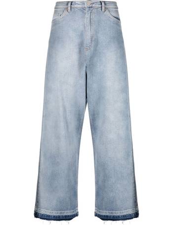 Pixel heart-shape pocket wide-leg jeans Farfetch Kleidung Hosen & Jeans Jeans Tapered Jeans 