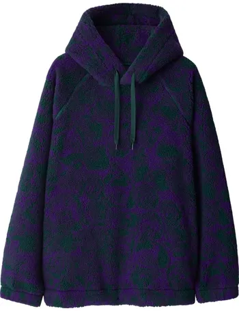 Purple Brand logo-embossed Fleece Hoodie - Farfetch