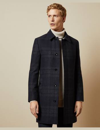 Ted baker frais sale checked overcoat