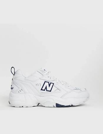 new balance 878 white yellow chunky trainers