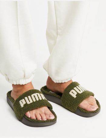 fenty puma slides zebra