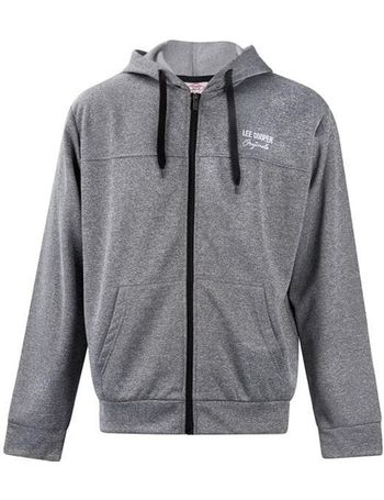 lee cooper fleece hoody mens