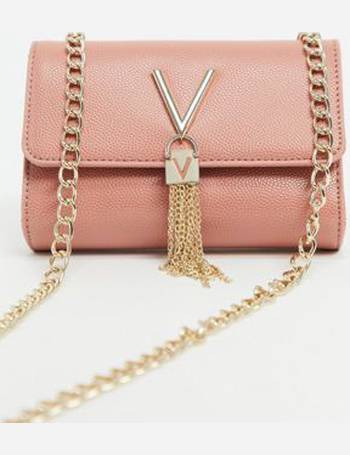 Valentino by Mario Valentino red foldover tassel detail cross body