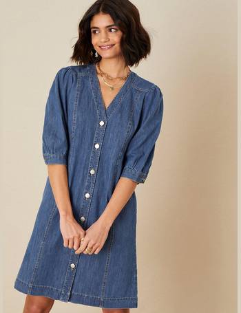 monsoon denim shirt dress