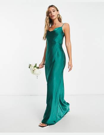 Keisha Maxi Bridesmaid Dress Matte Ivory | Pretty Lavish | SilkFred US