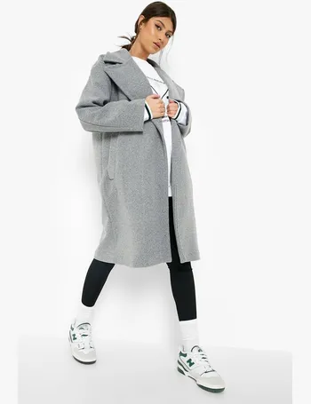 womens grey wool coat