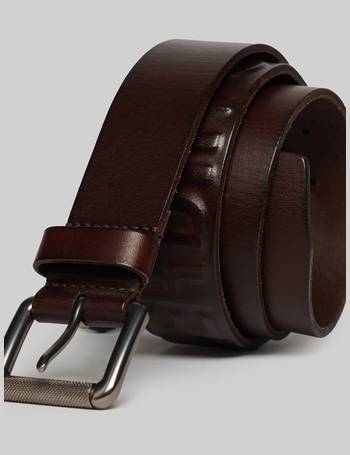 John Lewis 35mm Reversible Leather Belt, Black/Brown at John Lewis