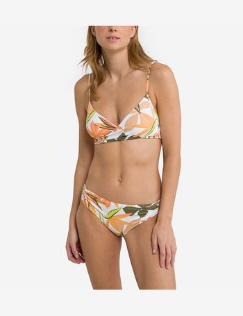 Kelia Moniz triangle bikini set in pastel tropical print - MULTI