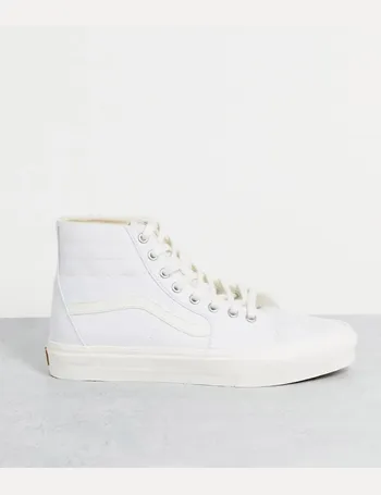 mens white vans high top