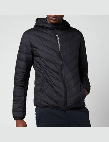 ea7 train core hooded down jacket