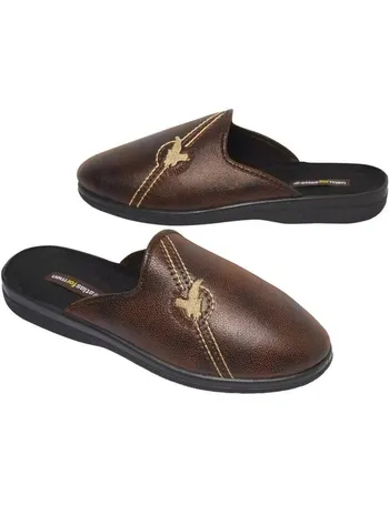 Debenhams mens deals leather slippers