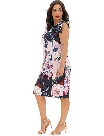 Felicity scuba store shift dress