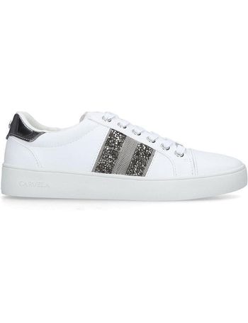 carvela jagger trainers white