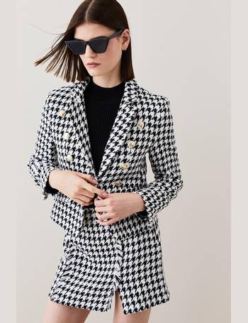 Petite Tailored Button Military Blazer | Karen Millen