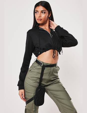 Missguided on sale cropped hoodie