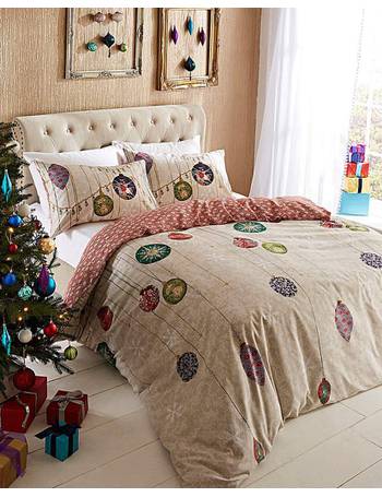 cream christmas bedding