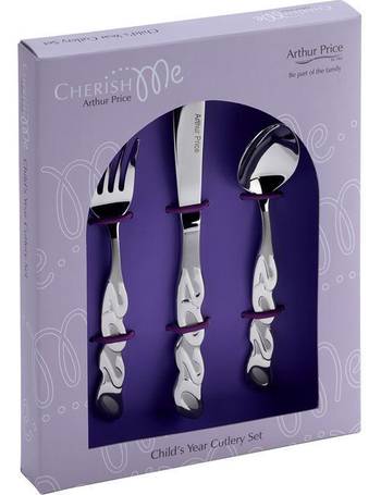 Arthur Price Arthur Price Cherish Me 2018-3 Piece Children's Cutlery Set  5031719212700 