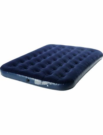 Trespass double hotsell flocked air bed