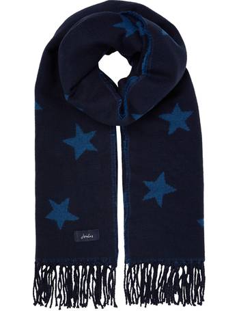 Joules Agatha Womens Large Printed Square Scarf - Navy Bees - Clothing from  Oakfield