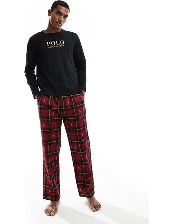 Shop Polo Ralph Lauren Logo Cotton Pajama Pants