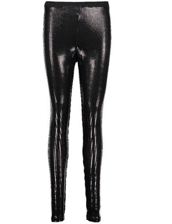 Love Moschino sequin leggings in black