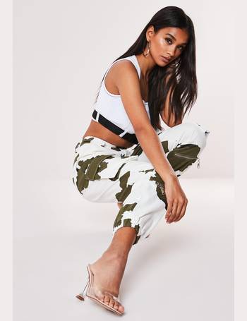 Missguided  Camo Pocket Cargo Trousers  Multi  Missguided
