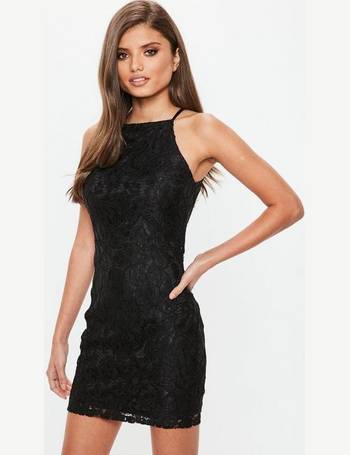 missguided black lace dress
