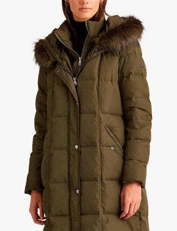 ralph lauren womens coat with fur hood