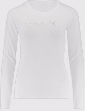 womens armani long sleeve top