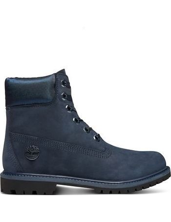 Women's navy store blue timberland boots