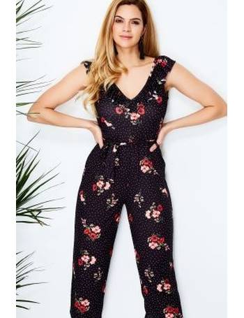 select floral jumpsuit