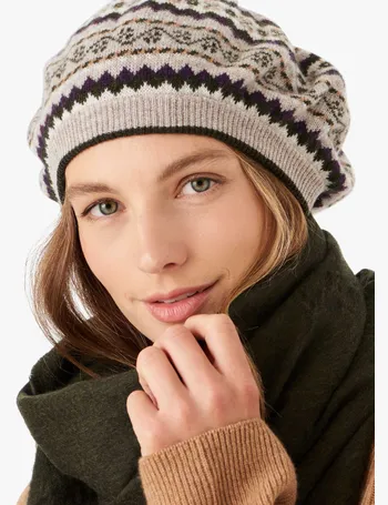 brora cashmere beret