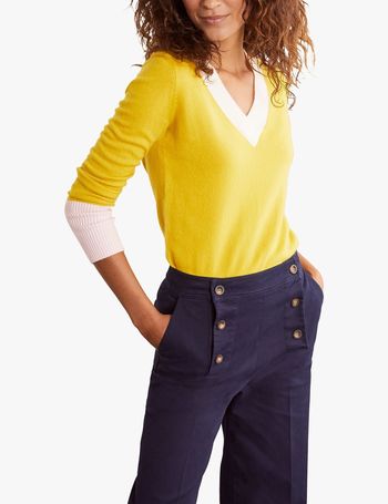 boden cashmere v neck jumper