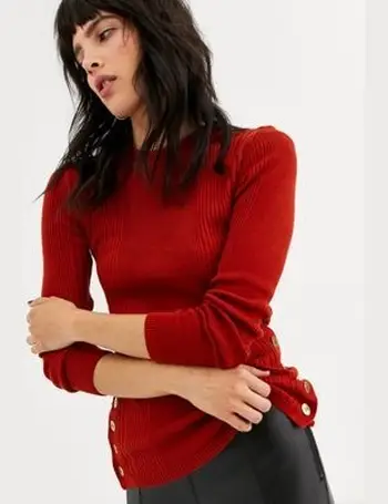 Shop Topshop Women's Red Jumpers up to 75% Off | DealDoodle