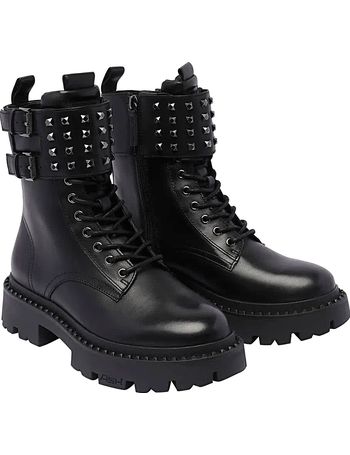 Ash Women's Lewis Studded Lace Up Boots